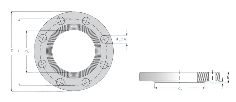 Flanş Ölçü Şeması