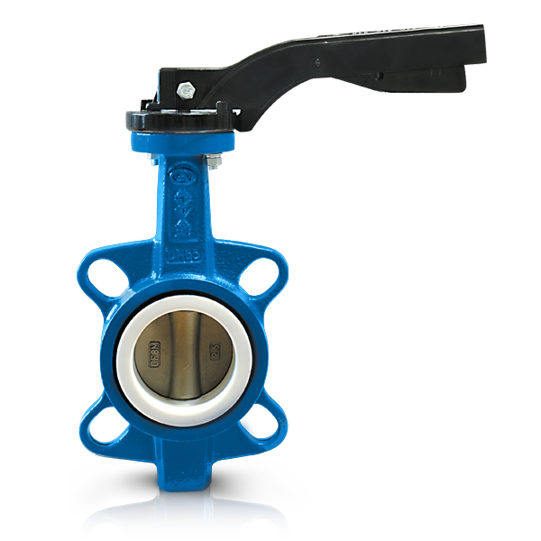 Teflon Contalı Wafer Tip Kelebek Vana