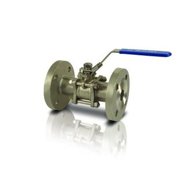 Üç Parçalı Flanşlı Paslanmaz Çelik Küresel Vana