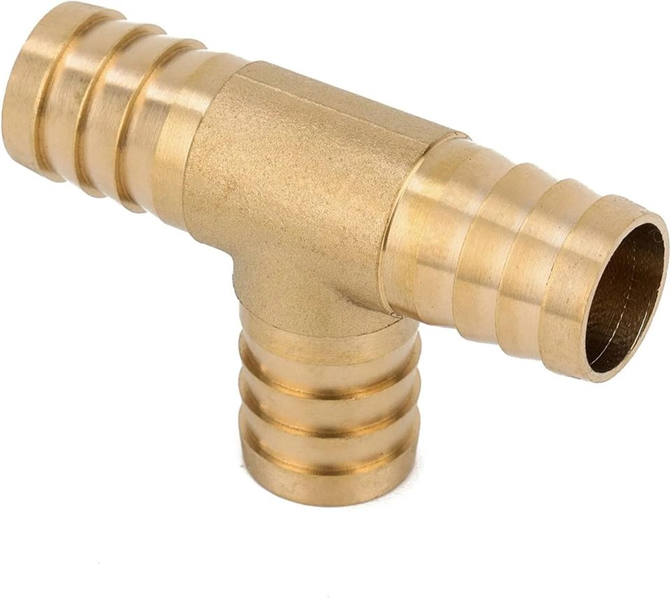 Sarı Pirinç Hortum Te 10mm