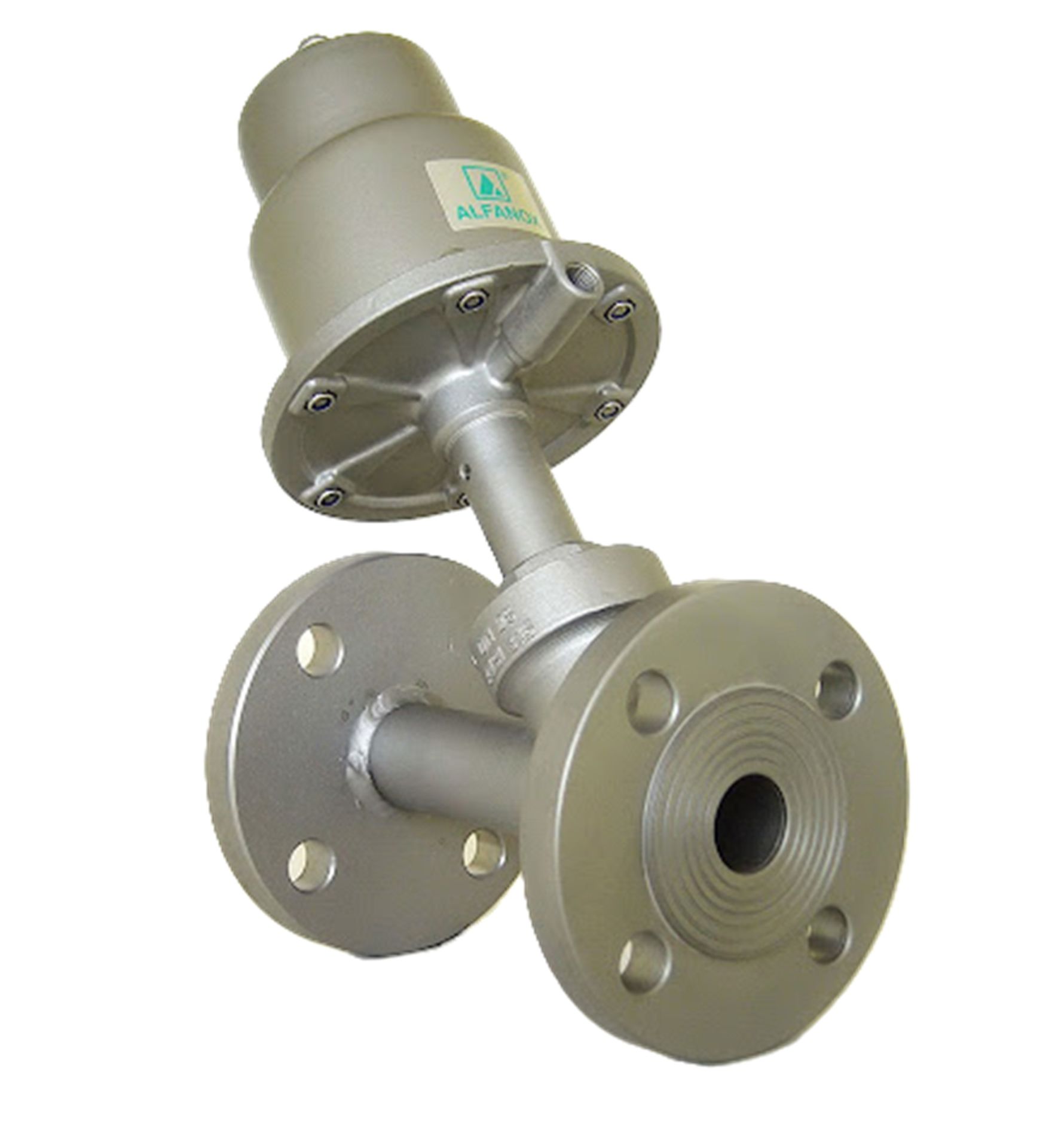 ALFANOX 301 Paslanmaz Y Tipi Pnömatik ON-OFF Vana DN20 PN16
