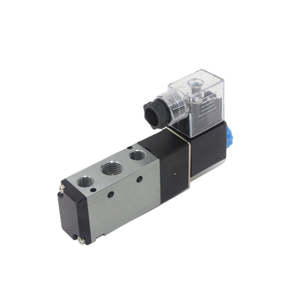 MAXTOR 4V410-15 24V DC 5/2 Single Solenoid Pneumatic Valve 1/2