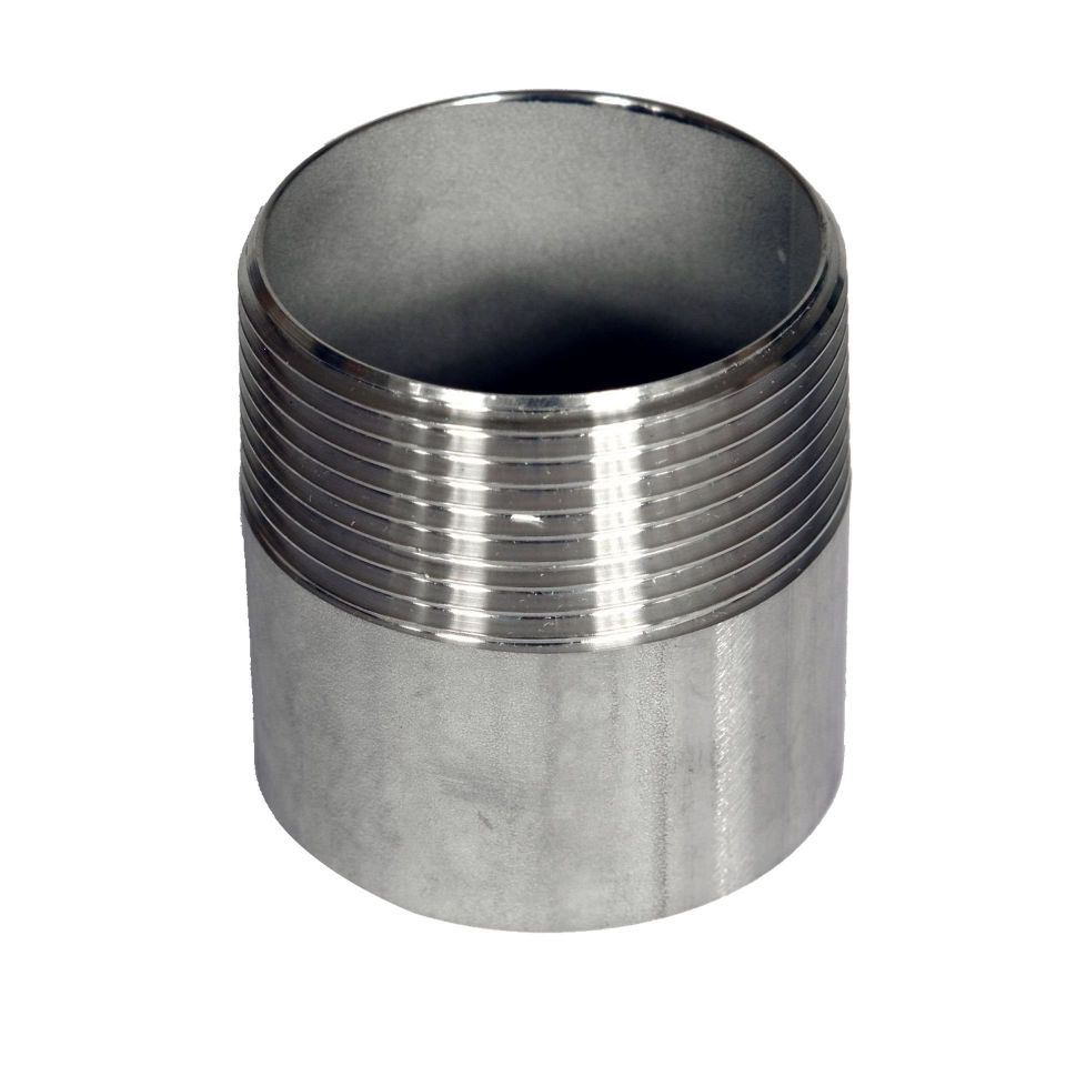 Paslanmaz Tek Taraflı Nipel 1 1/4'' AISI 304