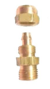 ASEL METAL Pneumatic Adapter 1/4'' 6x8mm