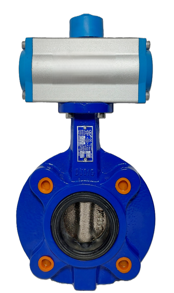AYVAZ KV-8 Pnömatik Aktüatörlü Kelebek Vana DN125 PN16