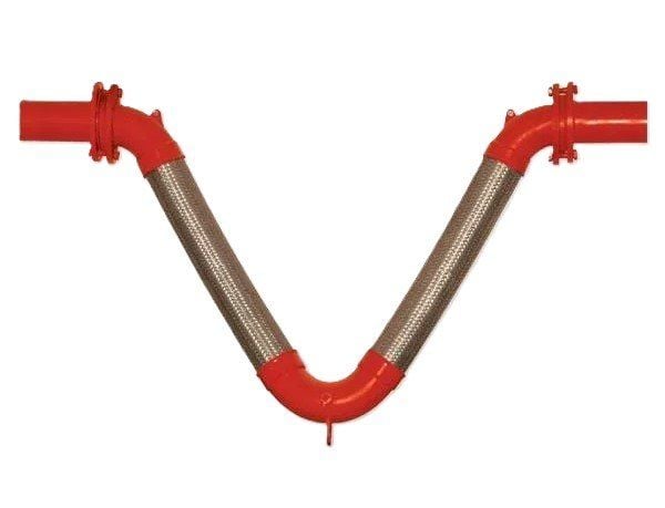 AYVAZ Omega V-Flex Flange Expansion Expansion Joint L:100mm DN32