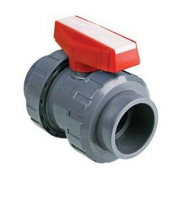 Nozbart U-Pvc Yapıştırma Muflu Küresel Vana Asit DN 32