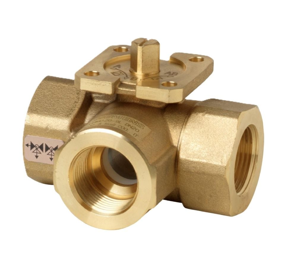 SIEMENS VBI60.32-13L 3-пътен сферичен кран PN40