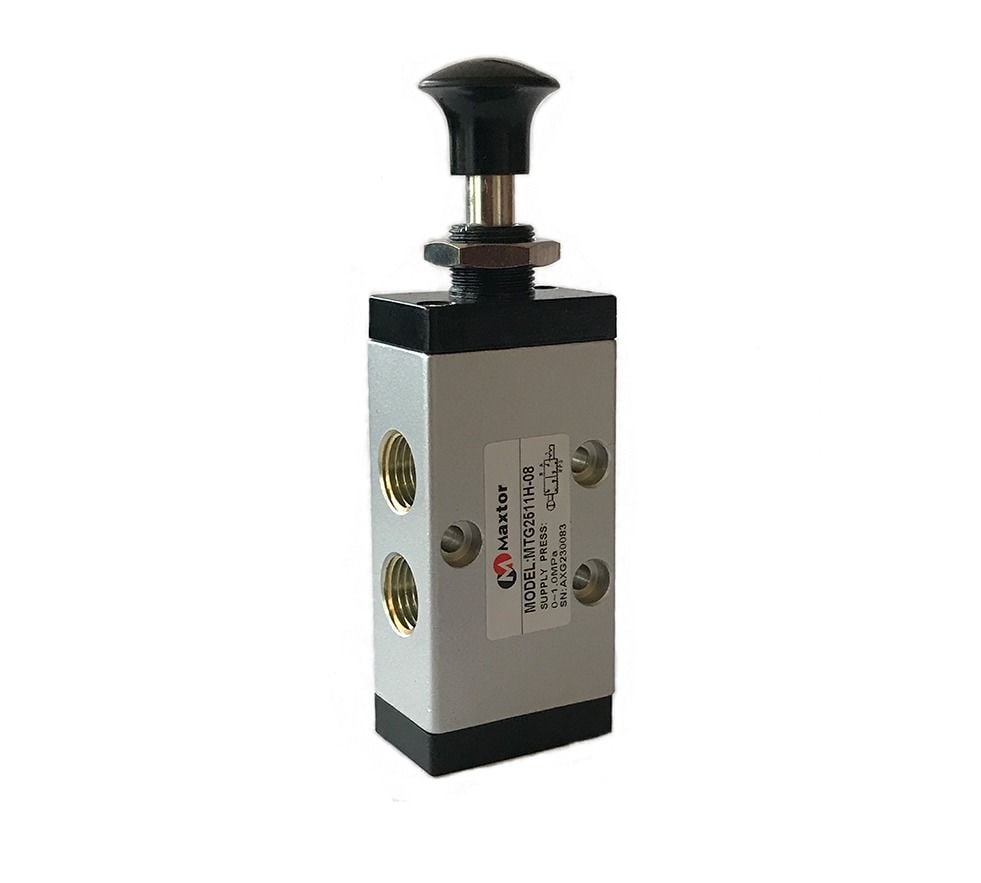 MAXTOR 4R210-08 El Kumandalı Pnömatik Valf  1/4''-5/2