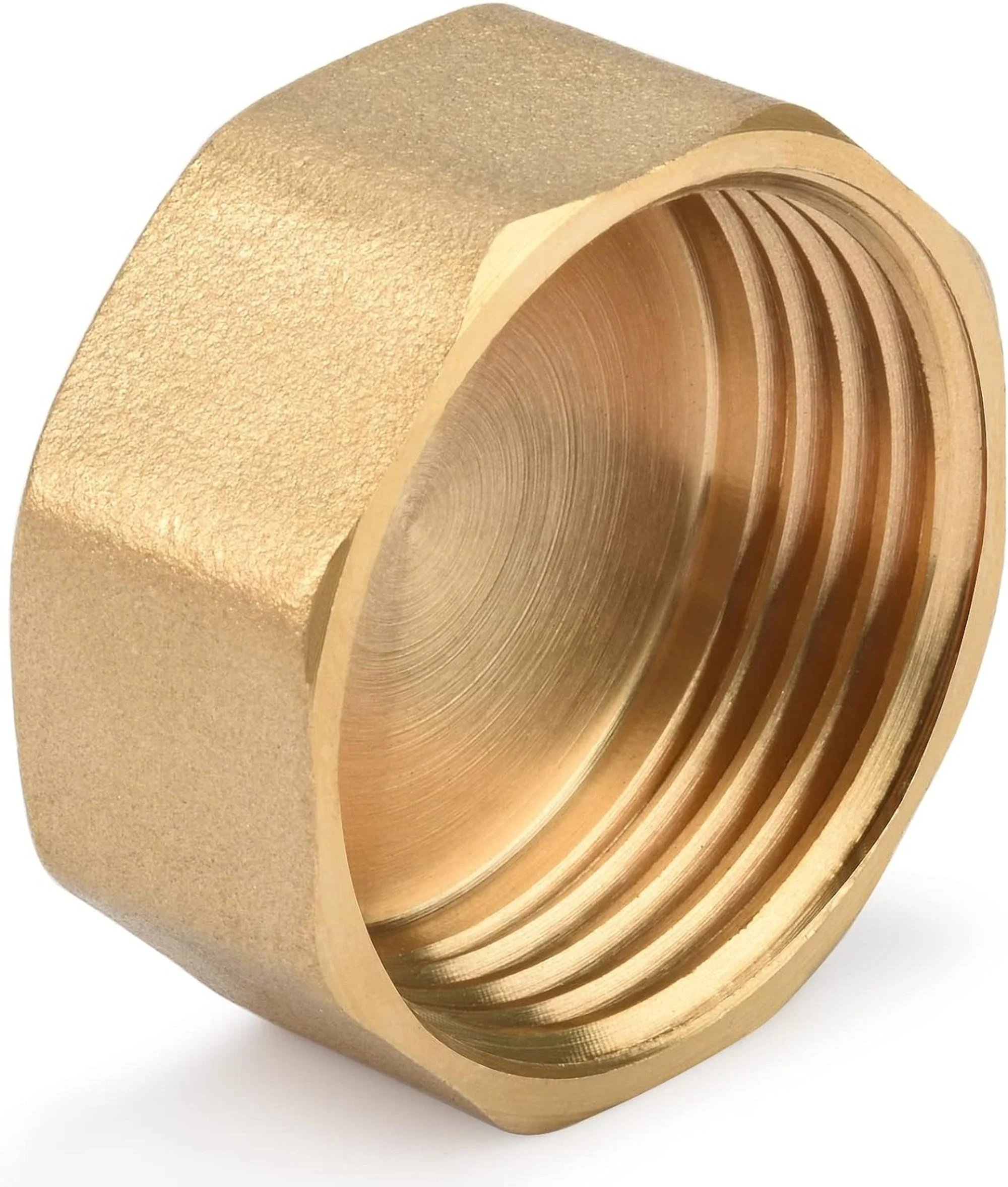 Sarı Pirinç Kör Tapa İç Dişli 1 1/2''