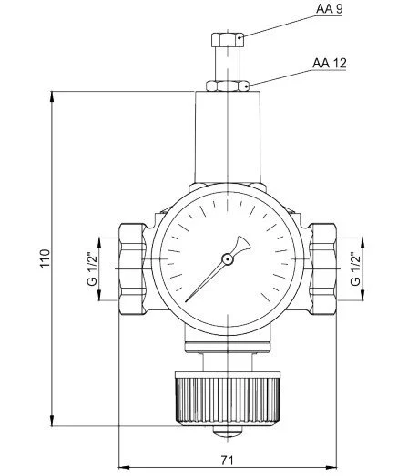 PAKKENS Otomatik Kazan Dolum Vanası 1/2''