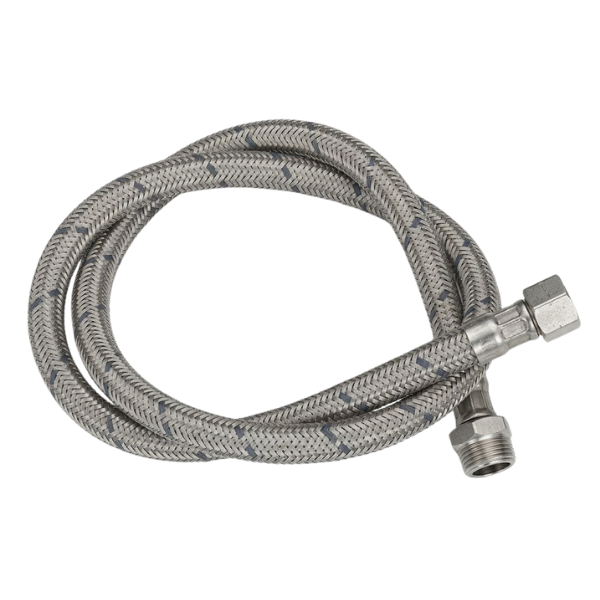 Paslanmaz Örgülü Yakıt Flex Hortumu R+N 1/2'' x 3/4'' L:1500mm