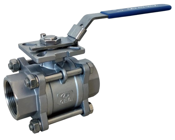AYVAZ V-3TP Paslanmaz Küresel Vana PN63 1/4''