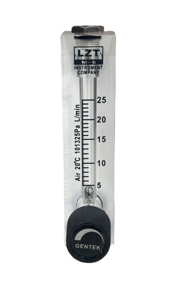 GENTEK LZM-6T-H004 Float Flowmeter 5-25 L/min 1/4''