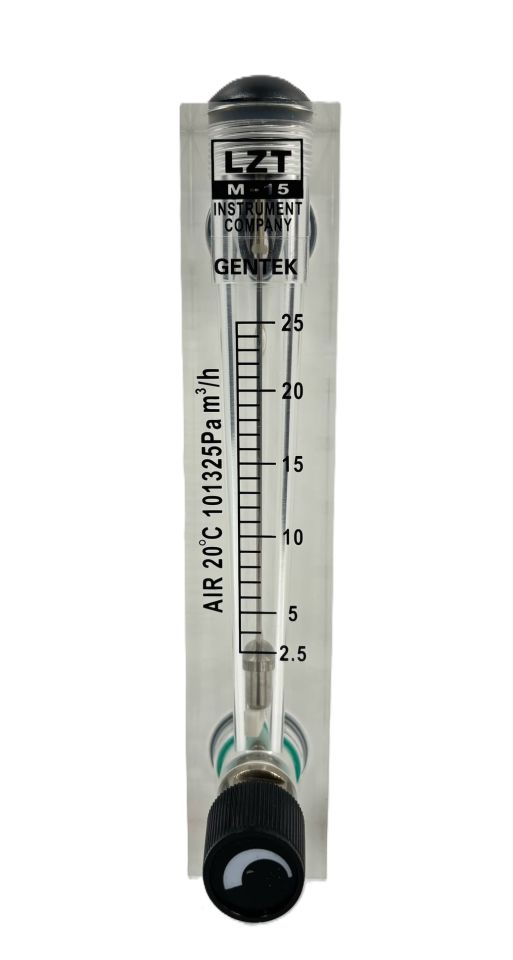 GENTEK LZM-15T-H005 Cam Tüplü Gaz Debimetresi