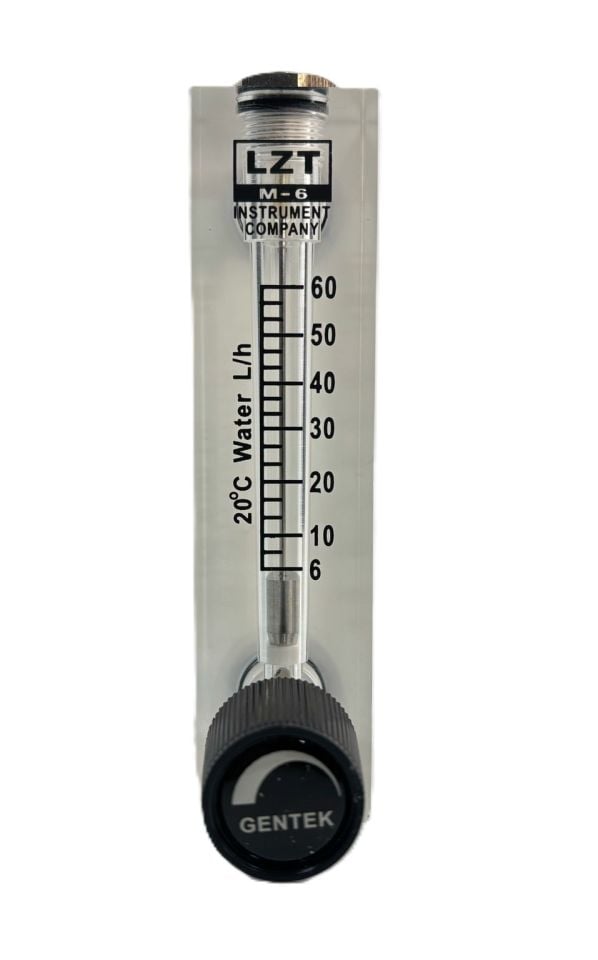 GENTEK LZM-6T-S002 Cam Tüplü Debimetre 1/4'' – 6–60 L/h