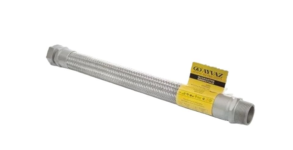 Ayvaz Paslanmaz Örgülü Hortum Rakor