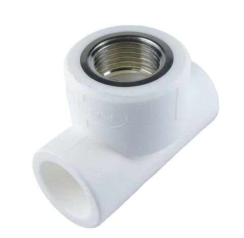 HAKAN PLASTIK PPRC Вътрешен резбов тройник 20 mm - 1/2