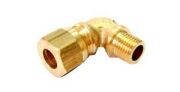 Sarı Pirinç Yüksüklü Dirsek 3/8'' X 10mm