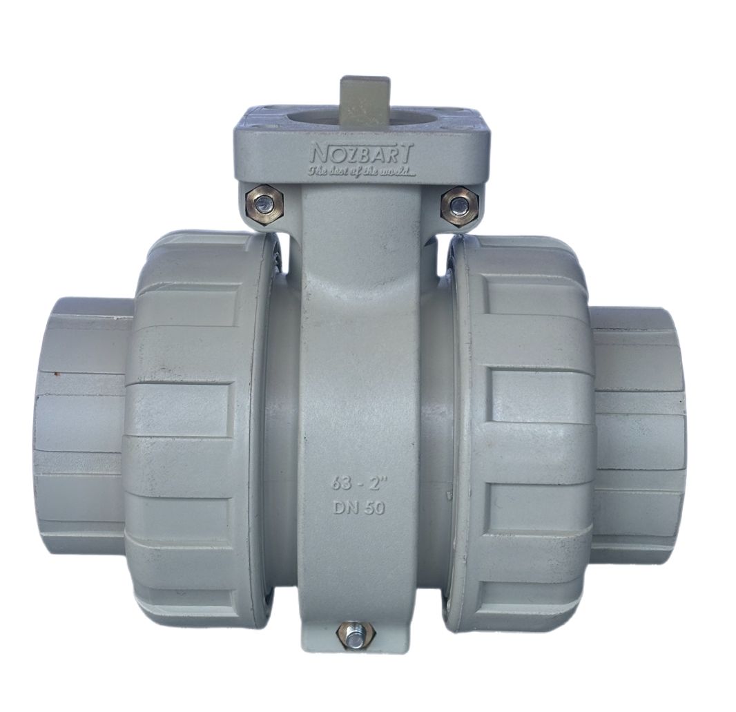 NOZBART PPRC Aktüatör Uyumlu Küresel Vana Ø63mm