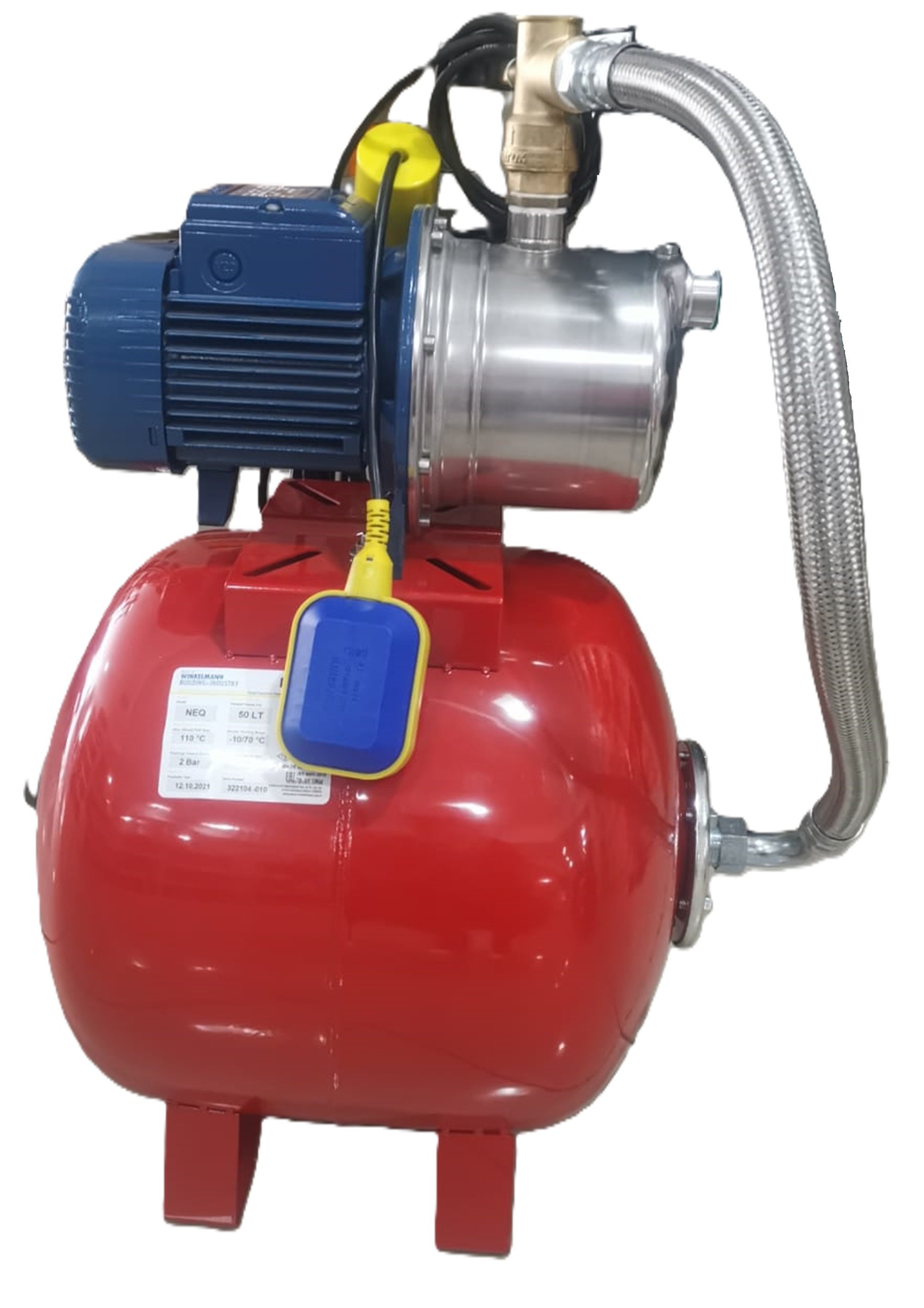 Pedrollo 4CRm 80X Pompalı 50 Lt Tanklı Hidrofor