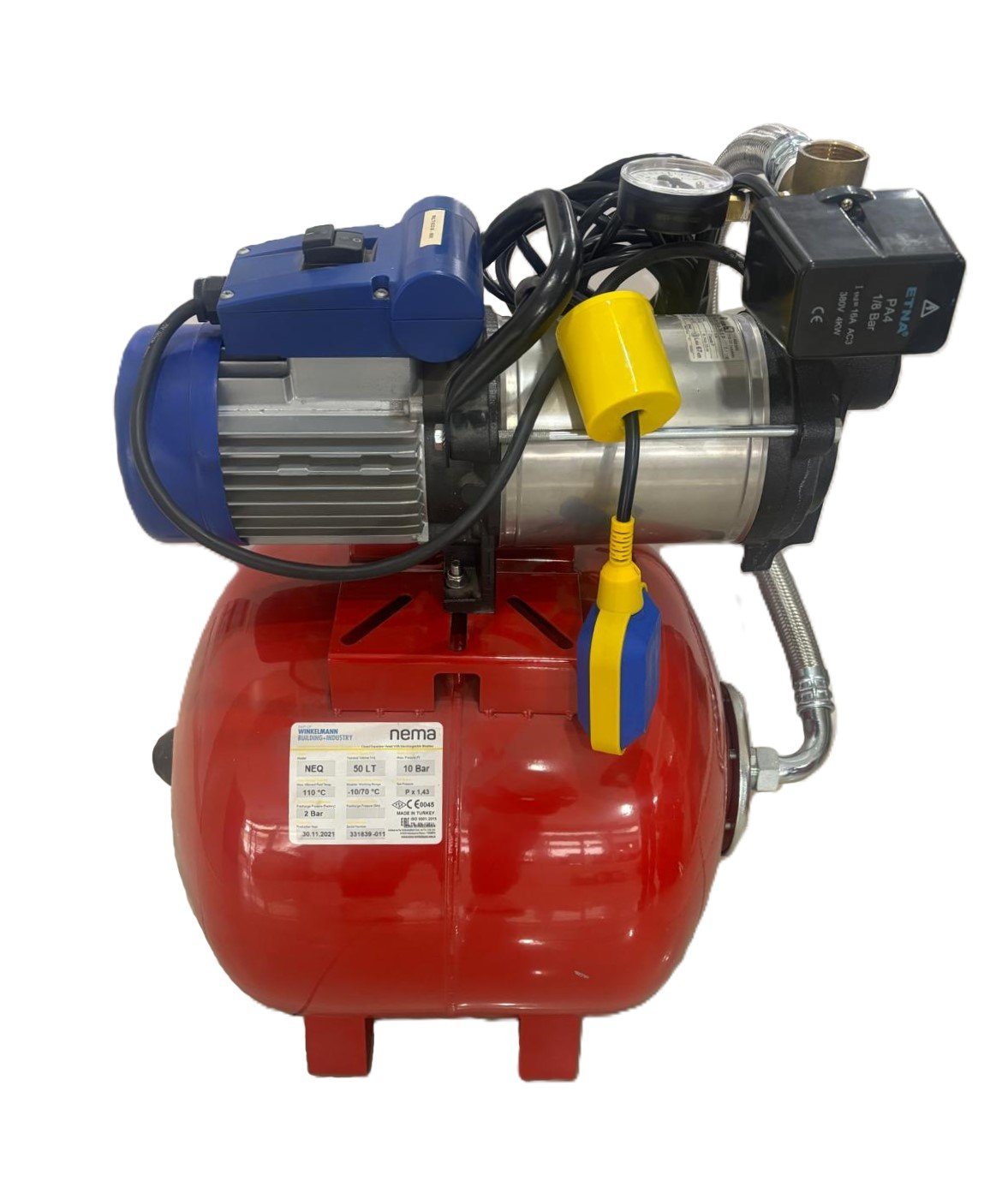 KSB Paket Hidrofor 50 Litre Tanklı Multi Eco 36P 1.1 KW 1,5 HP﻿