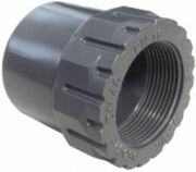 U-PVC Tek Taraf İçten Dişli Redüksiyonlu Adaptör 40mm - 1 1/4''