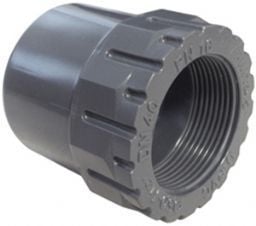 U-PVC Адаптер за намаляване на вътрешната резба с една страна 90mm - 3''