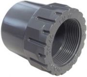 U-PVC Tek Taraf İçten Dişli Redüksiyonlu Adaptör 90mm - 3''