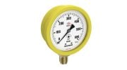 Pakkens Alt Bağlantılı Kapsül Diyaframlı Manometre Ø100 mm 600 MBar﻿ 1/2''