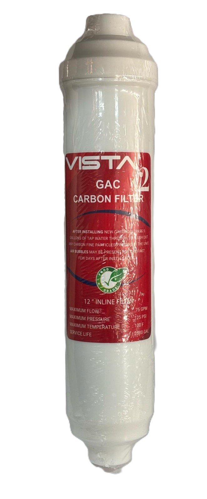 12'' İnline Granül Aktif Karbon Filtre (GAC)