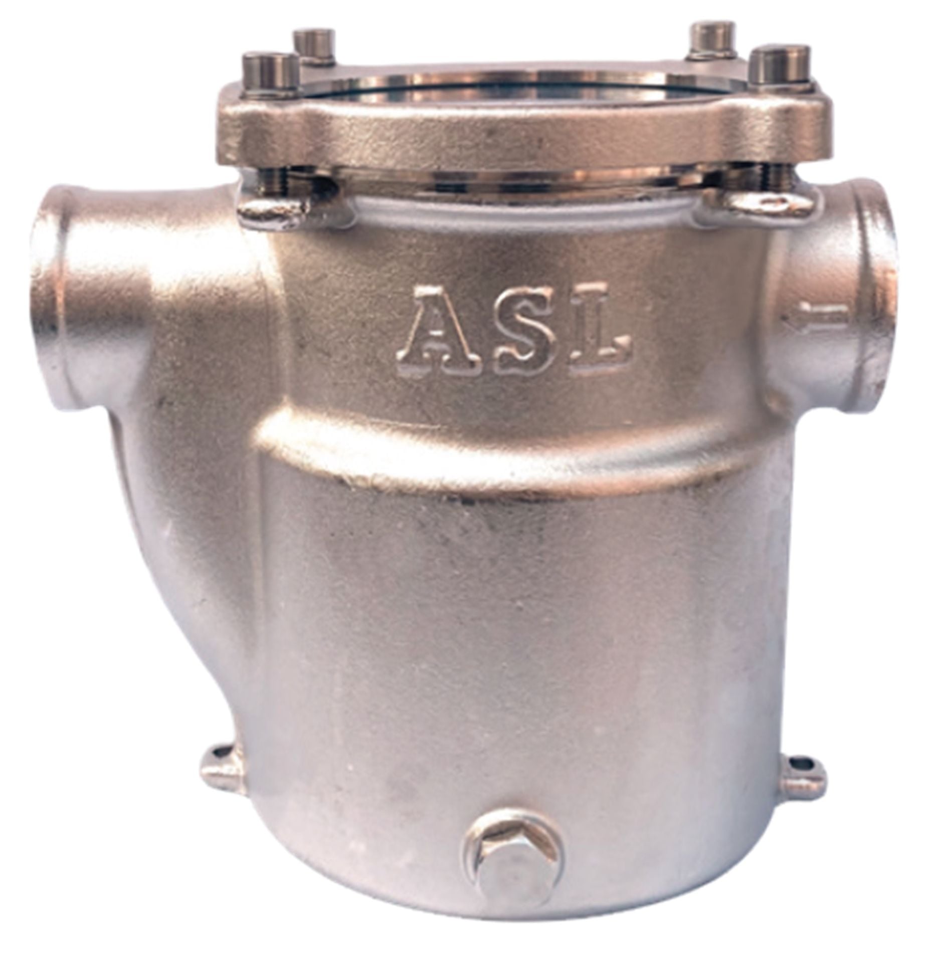 Deniz Suyu Filtresi 1'' Pirinç Nikel Kaplı Yandan Yana Bağlantılı