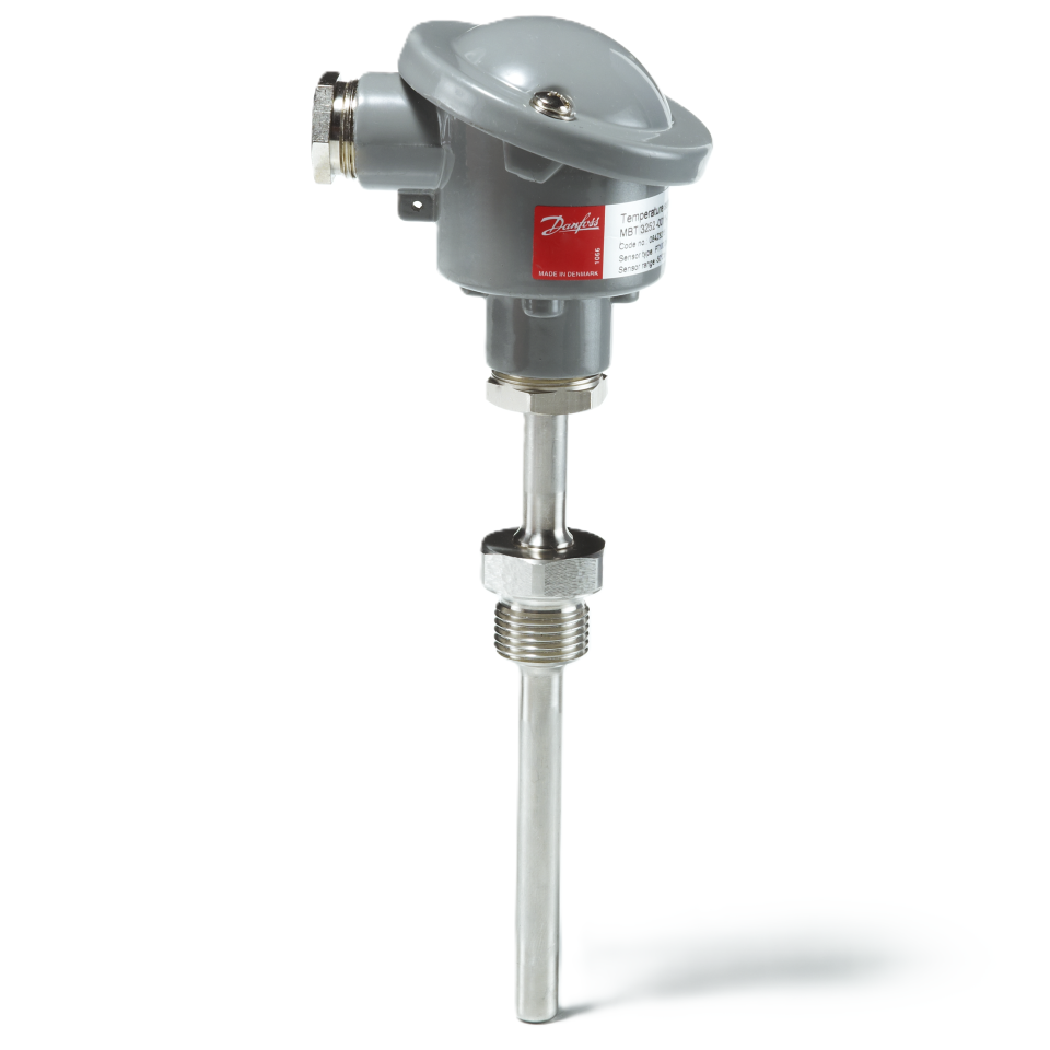 Danfoss MBT 3252 084Z2266 Pt100 Sıcaklık Sensörü L:50 mm
