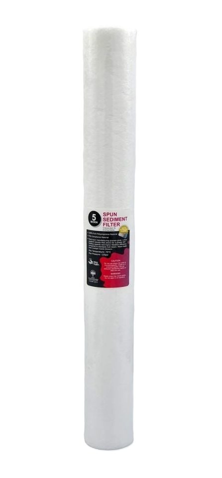 20'' Spun Sediment Filtre Kartuşu 25µ