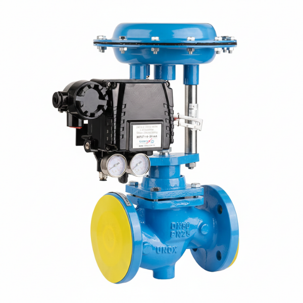 Unox 33604 ﻿Pnömatik Oransal Kontrol Vanası DN40 PN16