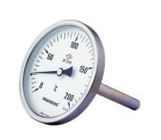 PAKKENS Arka Bağlantılı Bi-Metal Termometre Ø100mm 200°C