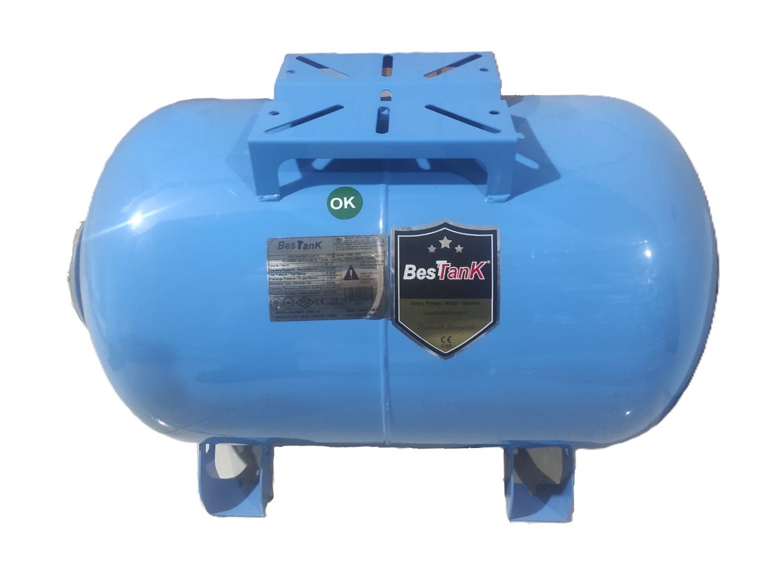 BEST Genleşme Tankı Yatık 60 Lt PN10