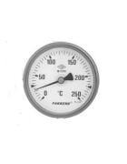 Pakkens Задна Свързаност Би-Метална Термометър Ø100mm 250°C 1/2'' CL 2,0