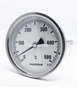 PAKKENS Arka Bağlantılı Bi-Metal Termometre Ø100mm 500°C 30cm