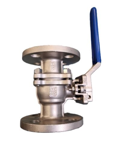 Aktüatör Takılabilir İki Parçalı Paslanmaz Çelik Küresel Vana DN25