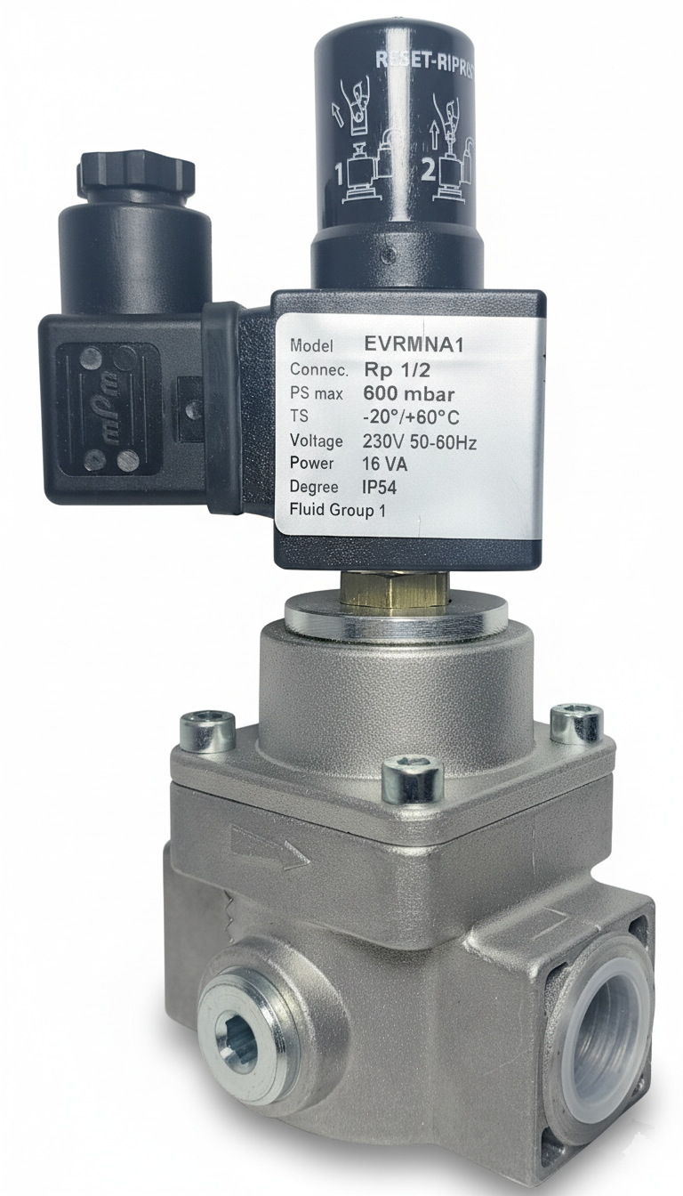 Elektrogas EVRMNA1 Doğalgaz Solenoid Valfi 1/2''-600mbar