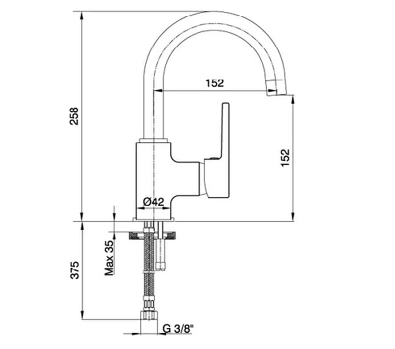 Eca Lavabo Bataryası Delta Kuğu 102108765