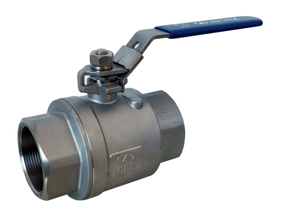 AYVAZ V-2T İki Parçalı Paslanmaz Küresel Vana 2 1/2'' PN63 AISI316