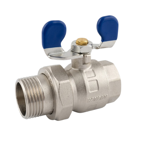 KONSAN Rakorlu Küresel Vana Mavi 3/4''