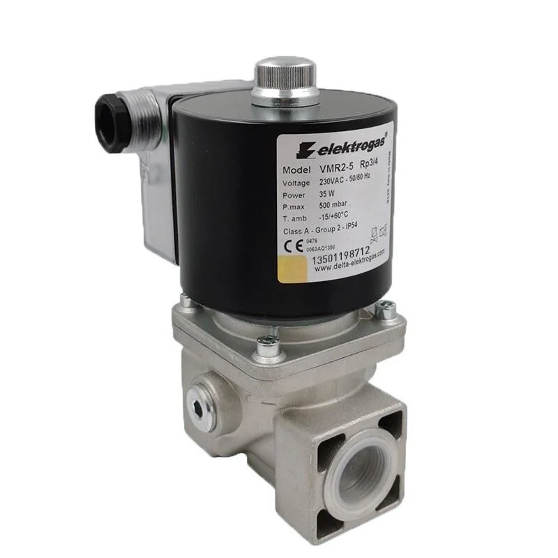 Elektrogas VMR2-5 Natural Gas Solenoid Valve 500mBAR 3/4'' 230V AC