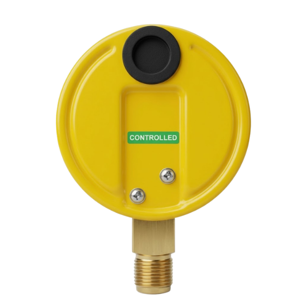 Pakkens Diyaframlı Manometre Ø100mm, 0-160 mbar, 1/2'' Alttan Bağlantı, Cl 1.6