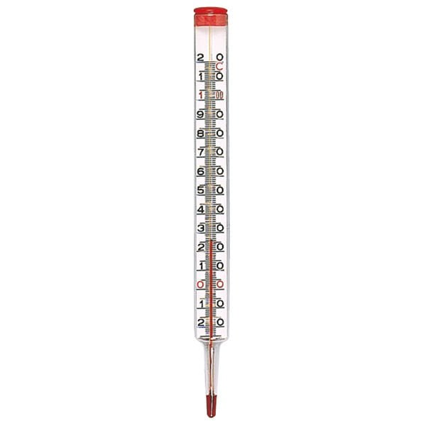 Boiler Thermometer Glass Flat Small