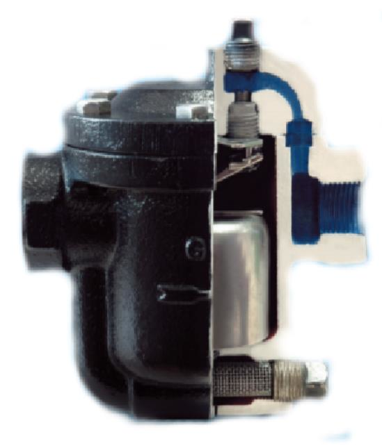 Ayvaz BT-16 5,4 Bar Reverse Bucket Steam Trap PN16 3/4''