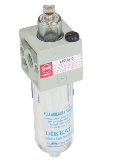 VEMA 1/4'' Pnömatik Yağlayıcı