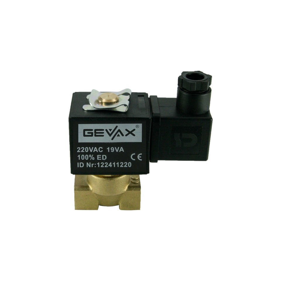 GEVAX 1901-KDNB016-G220AC Solenoid Valf 1/4'' (0-16 Bar)
